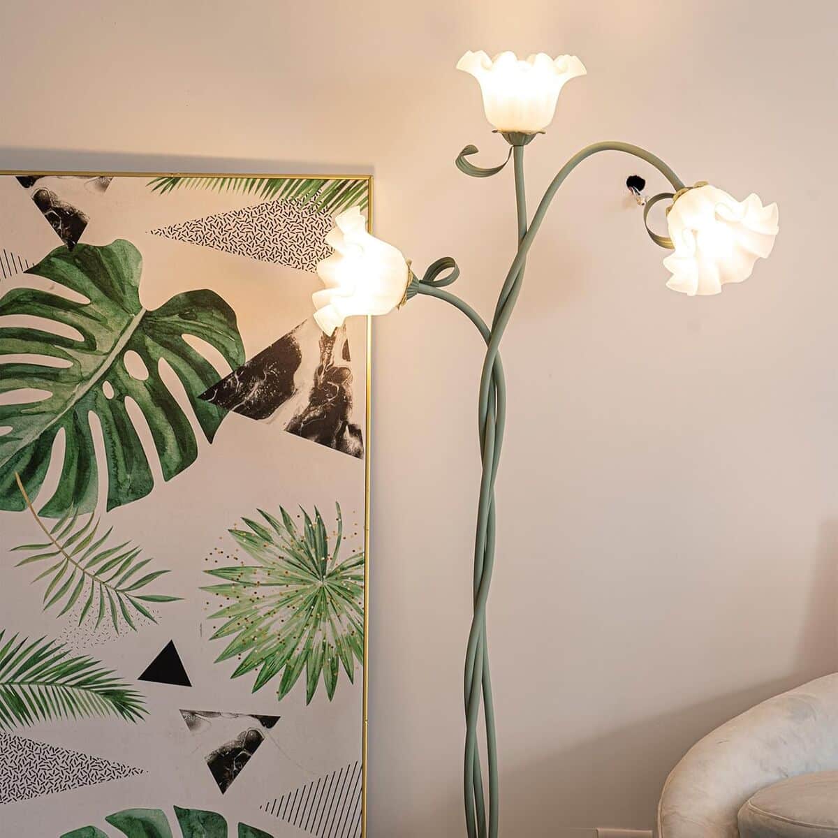 Avis sur le lampadaire Minifair spirale verte : design et modernité