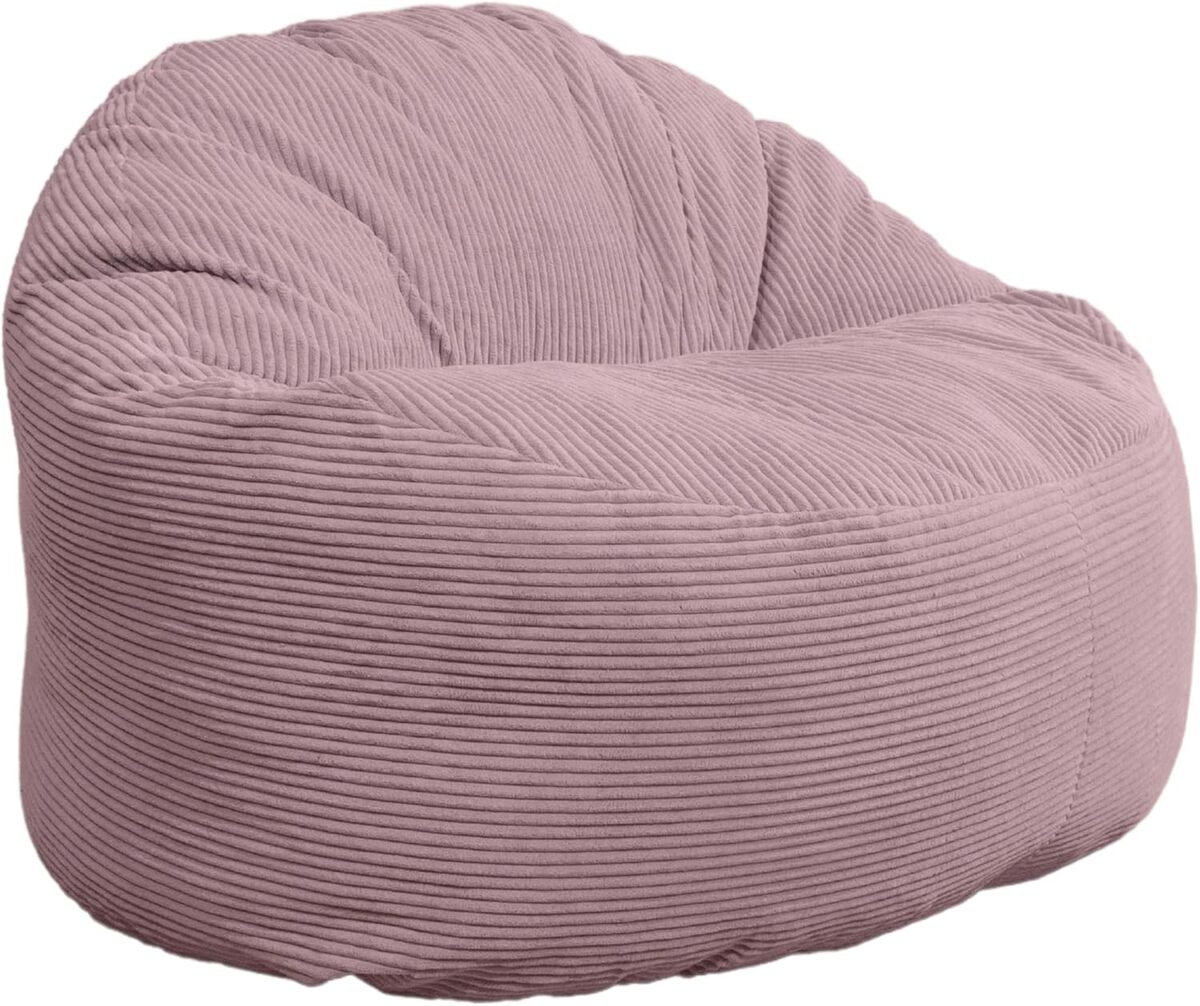 Avis sur le pouf Bananair 100 cm en velours côtelé violet