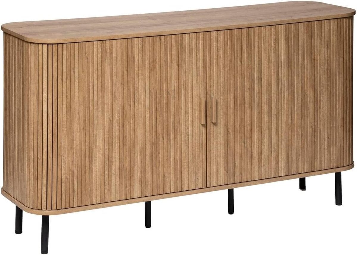 Test : buffet Colva 2 portes Atmosphera, rangement effet chêne
