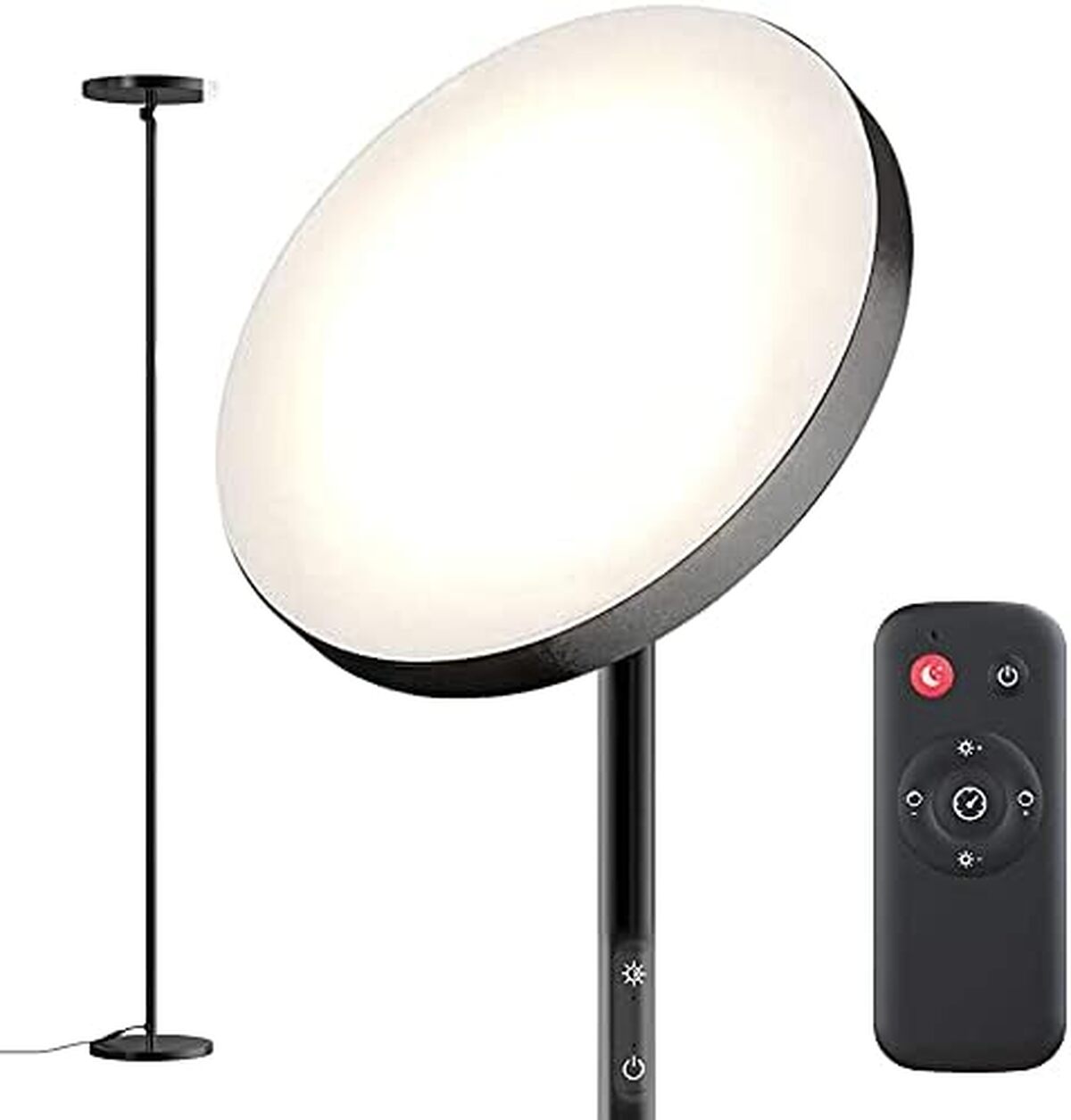 Test : lampadaire LED 30W avec variateur et minutie pour salon