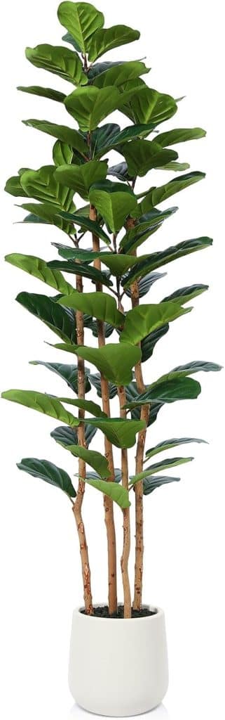 Avis sur la plante artificielle Kazeila Ficus Lyrata 180cm : décoration intérieure