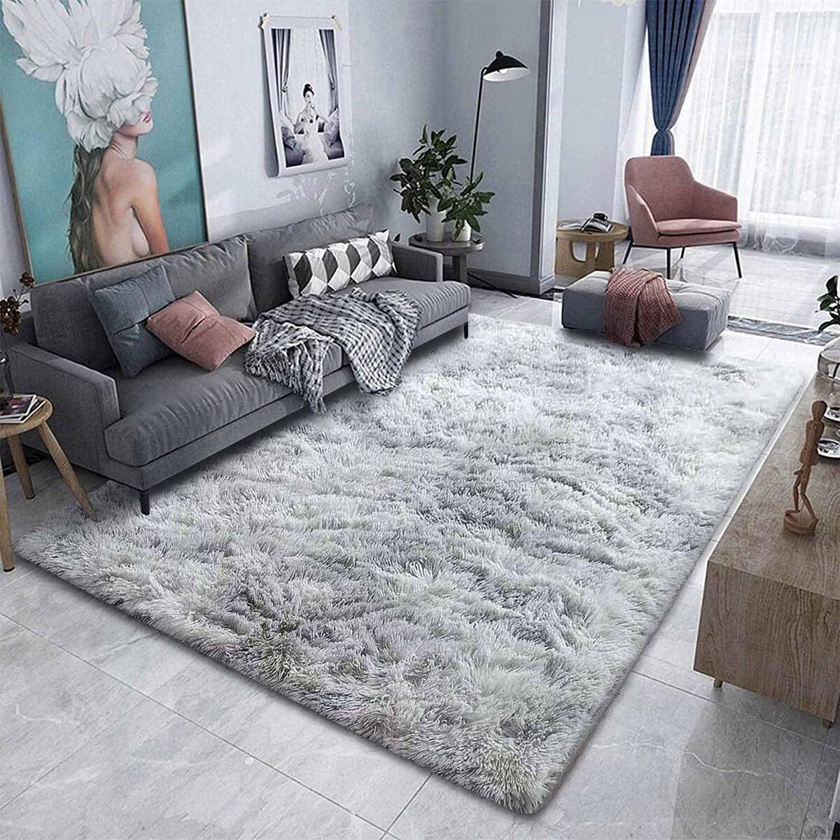 Avis sur le tapis ASIinnsy Shaggy moelleux 200x300 cm