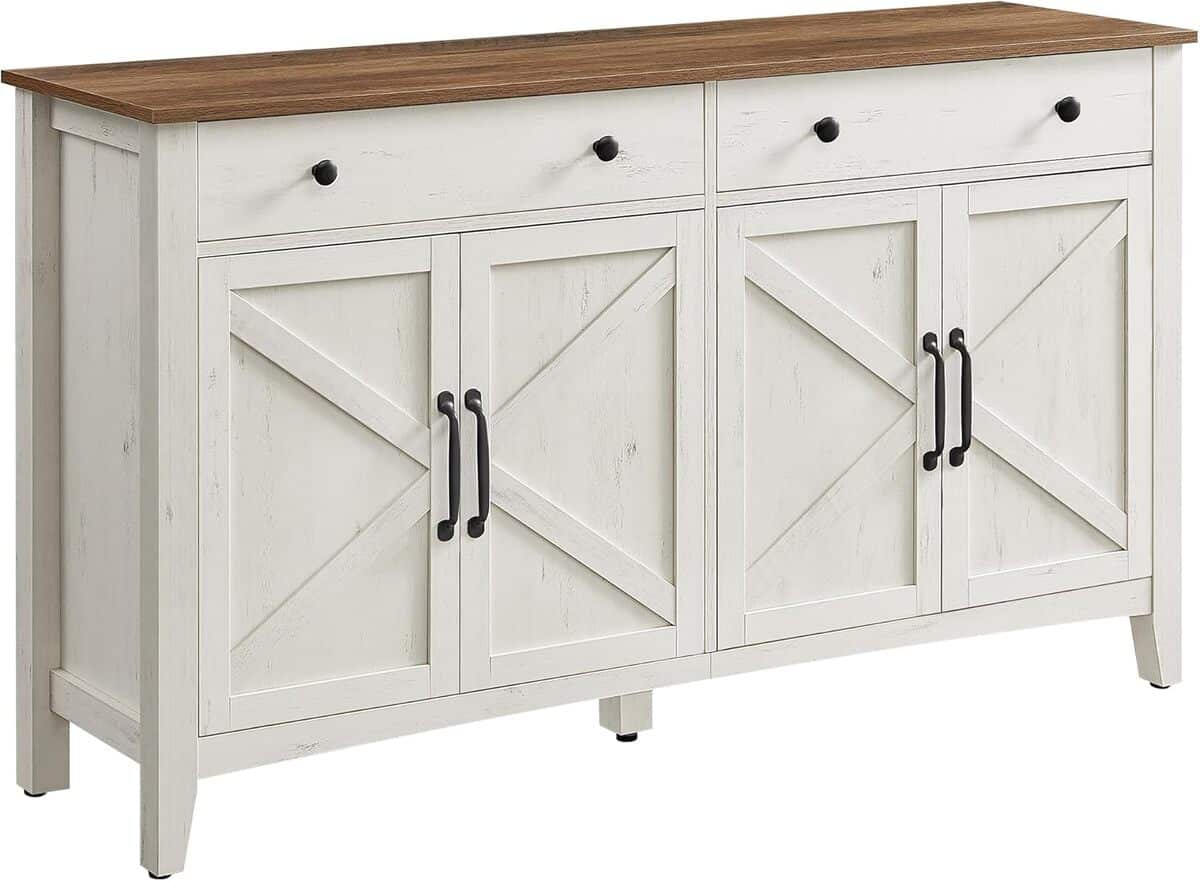Test : buffet Vasagle BBK381W02, style campagne rustique