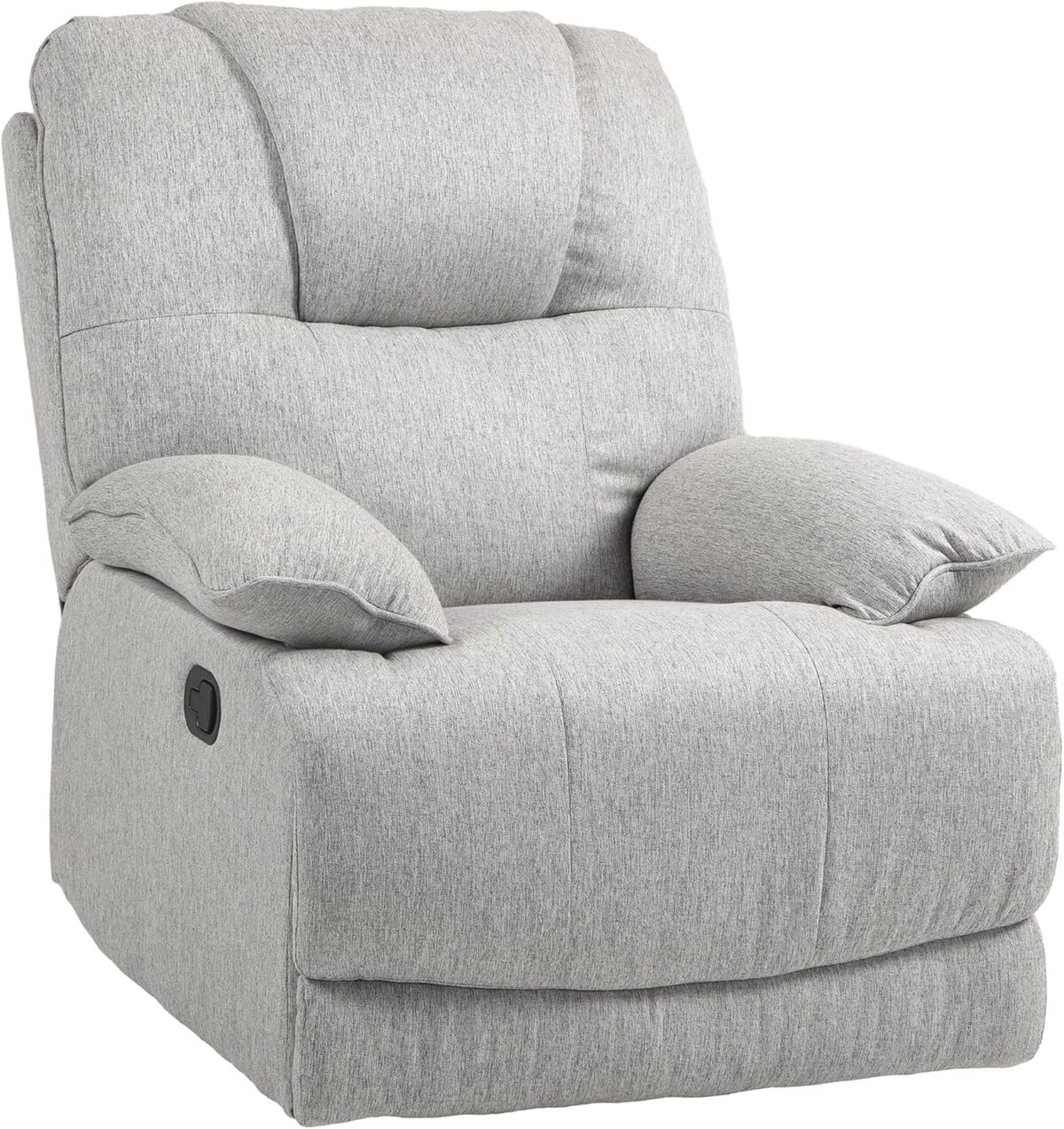Test du fauteuil relaxation HOMCOM inclinable 145° aspect lin gris clair