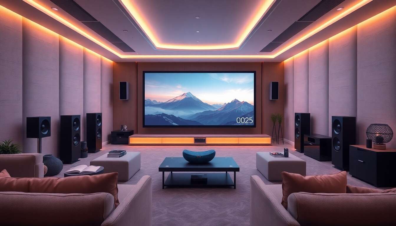 Les tendances 2025 pour un home cin&eacute;ma parfait