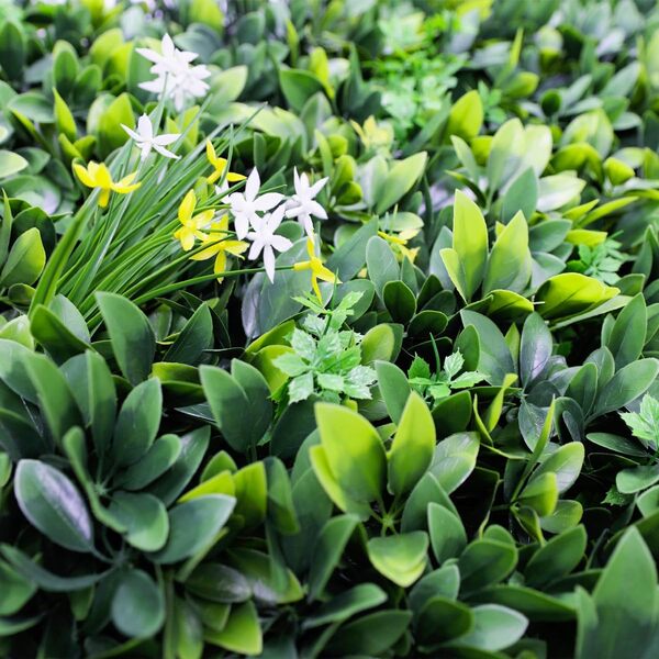 SYNTHAIETIK Lot de 5 Murs Végétaux Artificiels Green