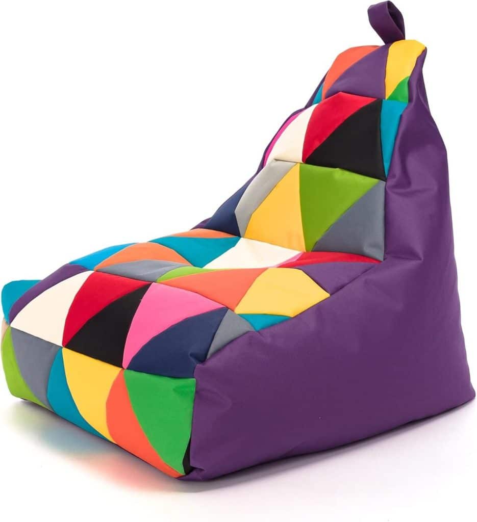 Avis sur le fauteuil pouf Ecopuf Keiko Patchwork S/M