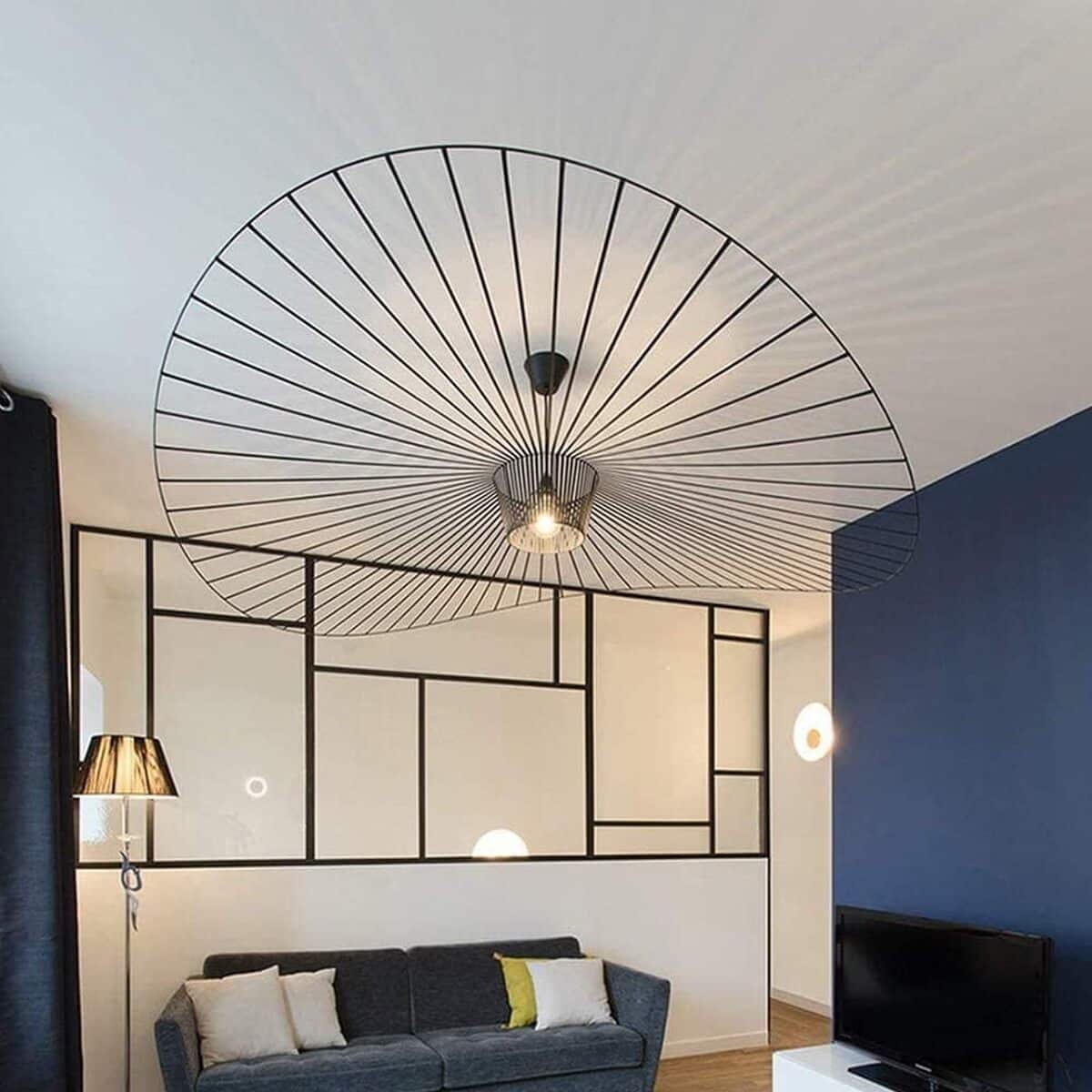 Avis sur le lustre vintage YUXN : élégance noire et design innovant