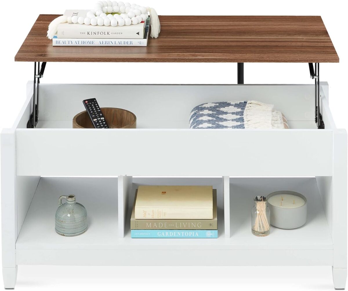 Test de la table basse multifonction Best Choice Products : design et rangement astucieux