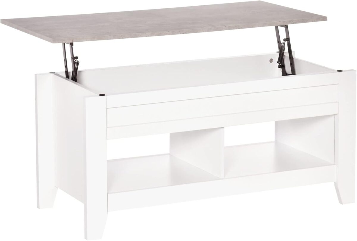 Test de la table basse relevable HOMCOM : fonctionnalité et design au rendez-vous