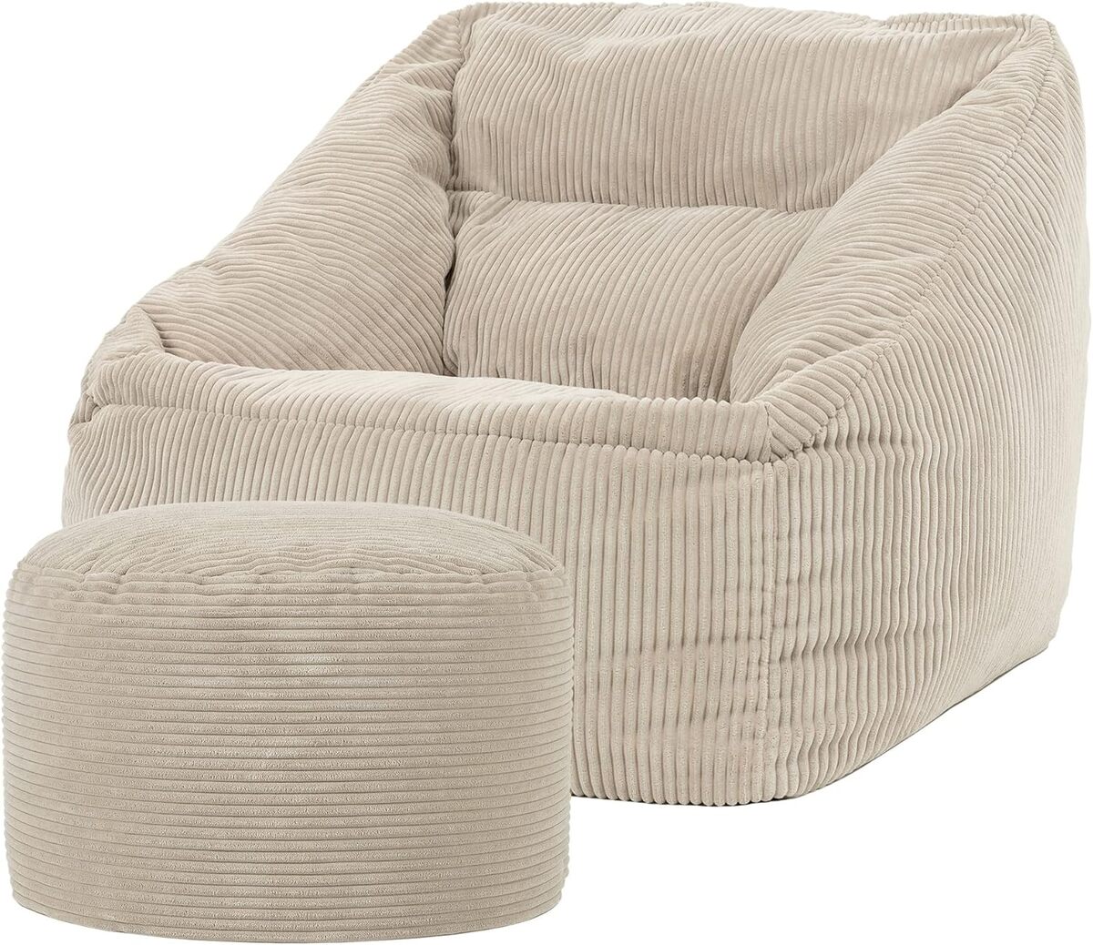 Test : fauteuil Icon Morgan en velours côtelé avec pouf