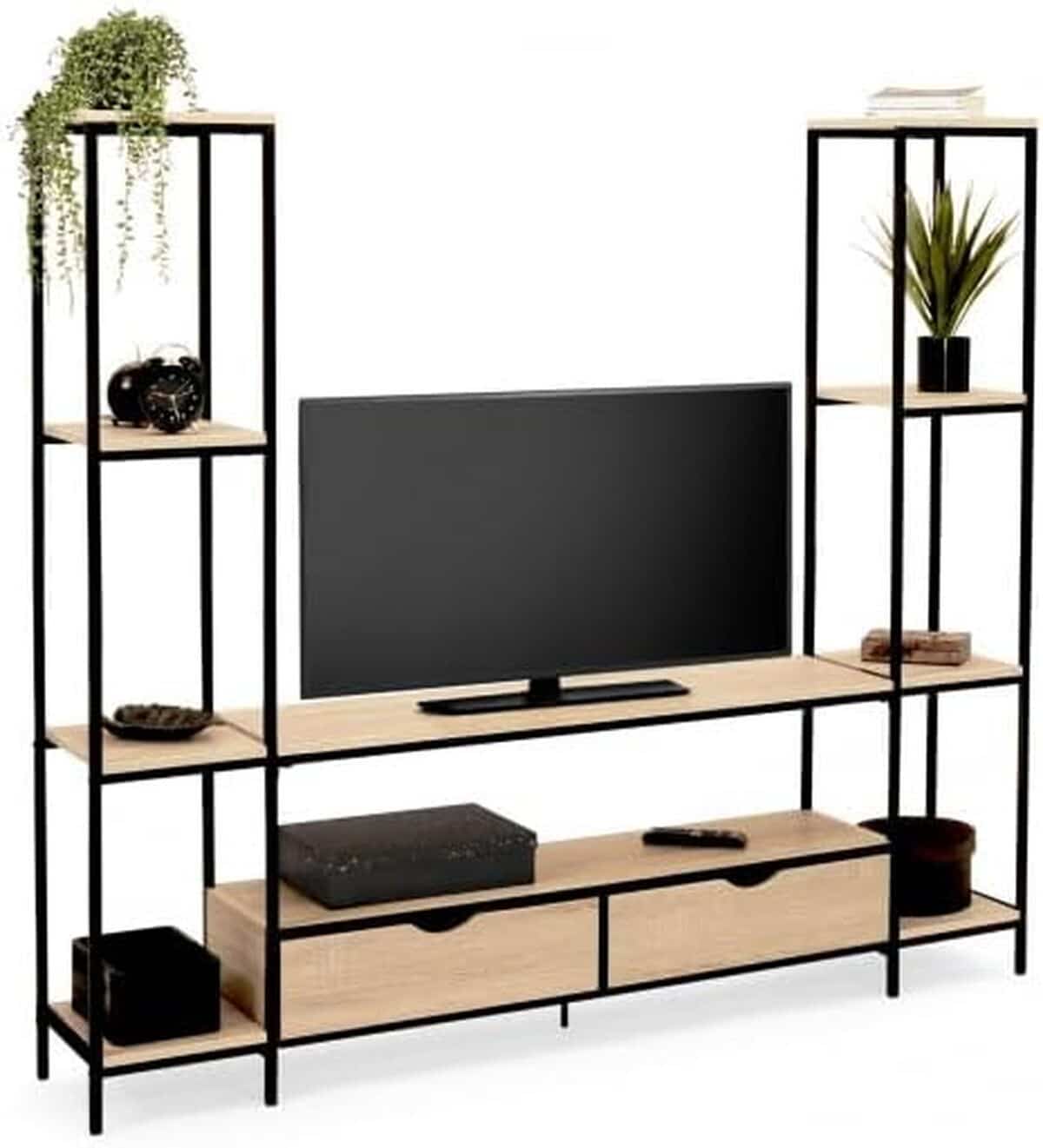 Test : meuble TV Detroit 164 cm par IDMarket, l'industriel au quotidien