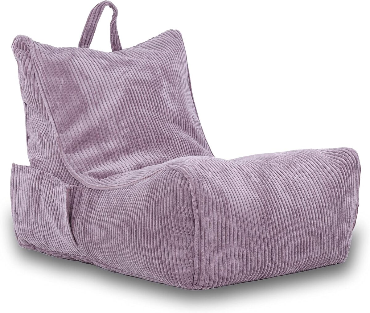 Test : pouf fauteuil Flavio en velours rose par Ecopuf