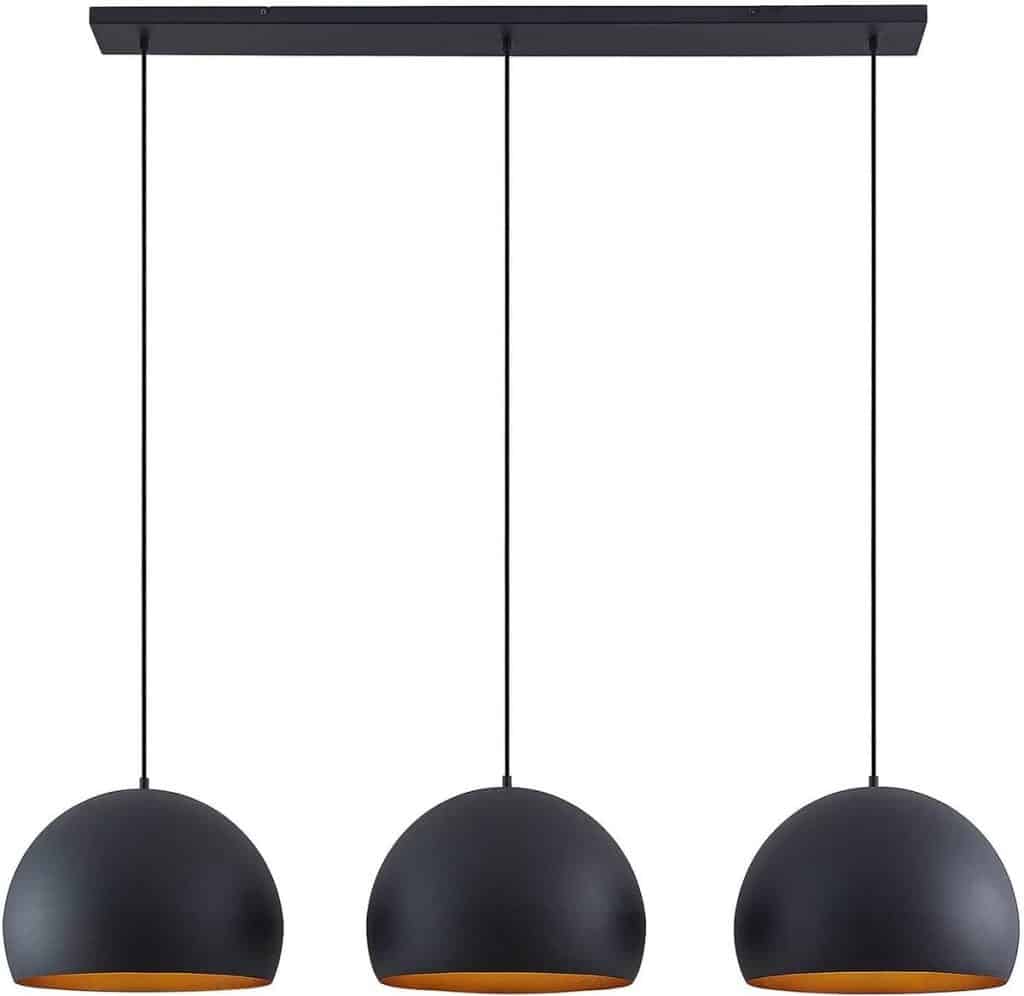 Test : suspension Lindby Tarjei à intensité variable noir métal