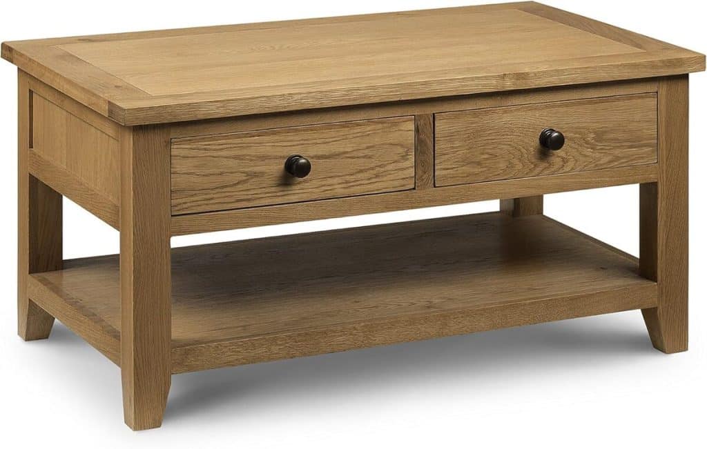 Test : table basse Astoria de Julian Bowen en chêne