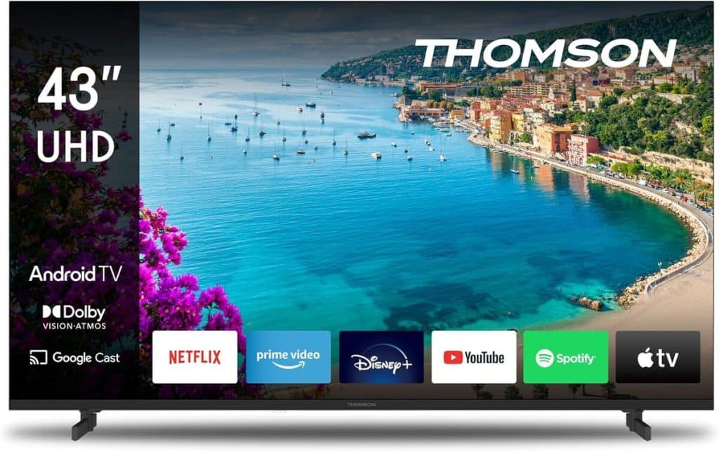 Test : thomson 43UA5S13, tV UHD 43 pouces fonctionnalités smart