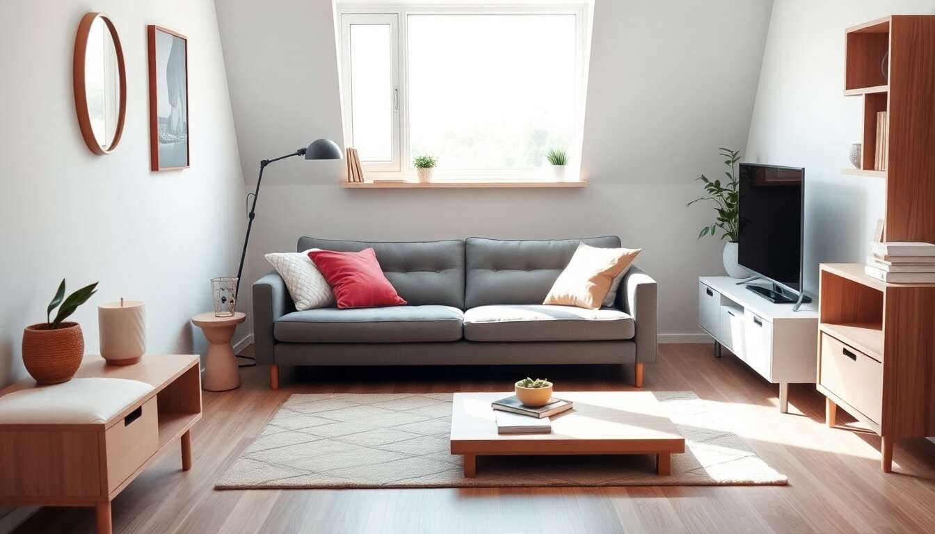 Petits espaces : optimiser avec un canapé convertible