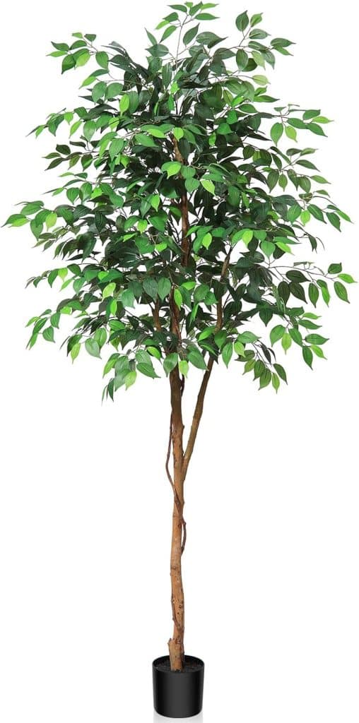 Avis sur l'arbre artificiel ficus 210cm Kazeila : une touche naturelle pour votre intérieur
