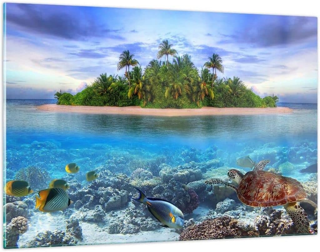 Avis sur le tableau en verre moderne GAA120x80-2686