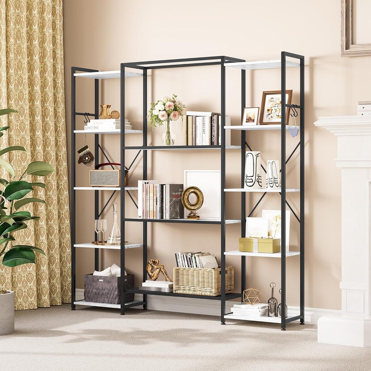 Test : bibliothèque industrielle YITAHOME à 13 étagères