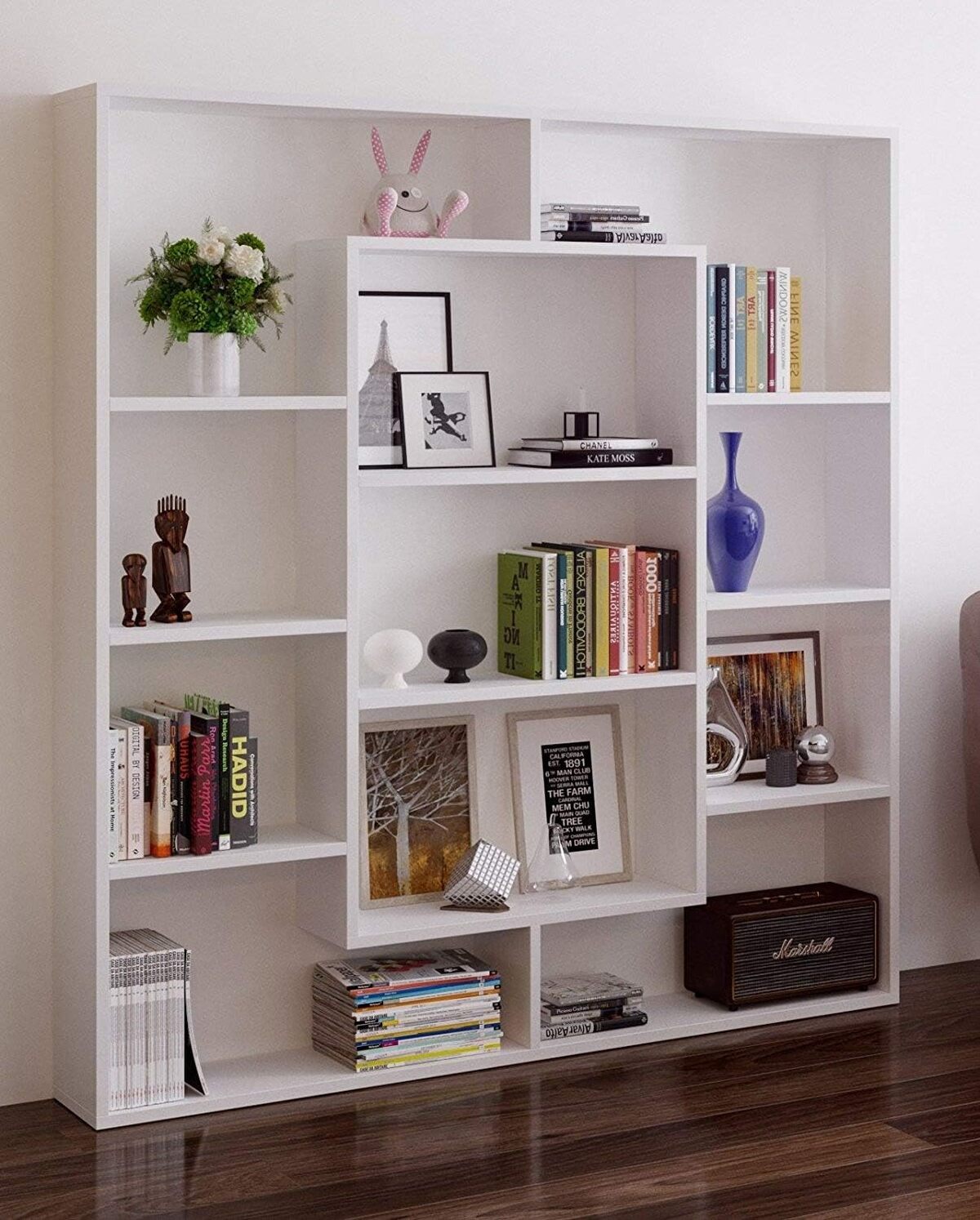Test : étagère design homidea Venus blanche pour votre salon