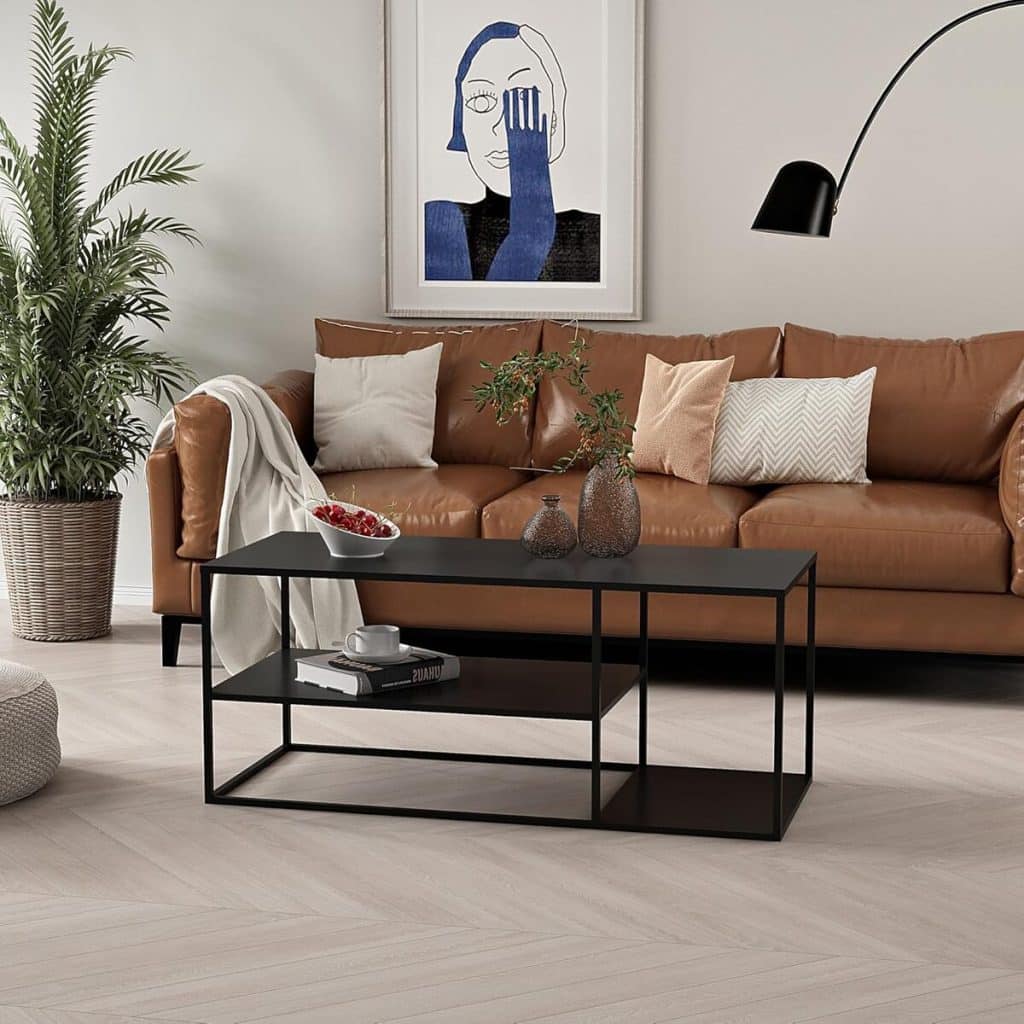 Test : table basse [en.casa] style industriel avec rangements