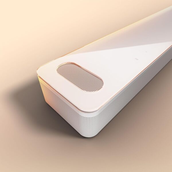 Bose Ultra Barre de Son Intelligente avec Dolby Atmos et Alexa, Système de Son Surround pour téléviseur, IA Bluetooth sans Fil, Blanc