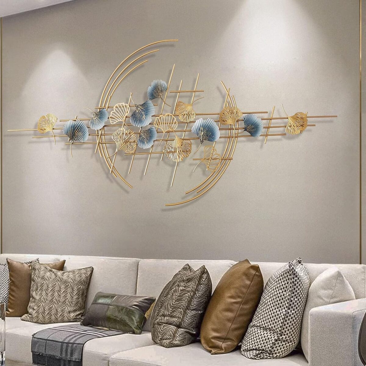 Avis sur la décoration murale Ainydie 3D feuille de ginkgo