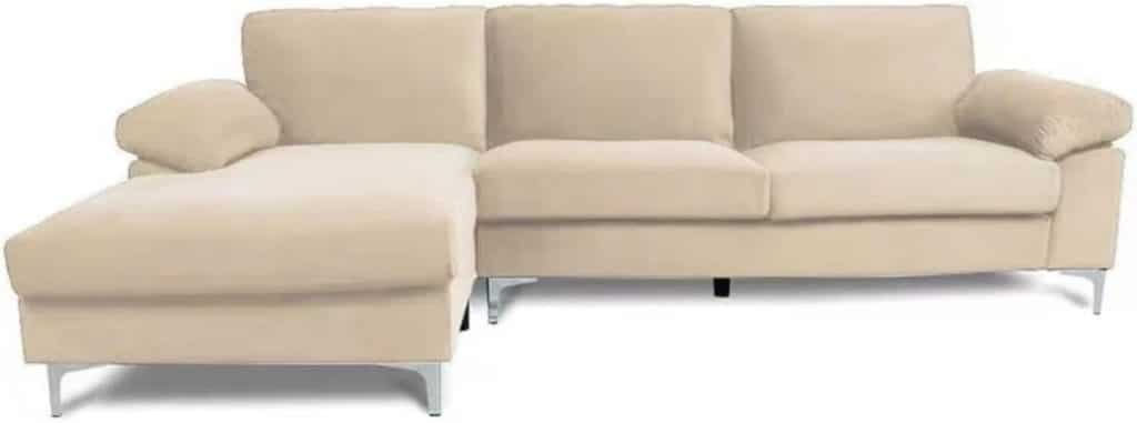 Avis sur le canapé d'angle Galway beige de Concept Usine