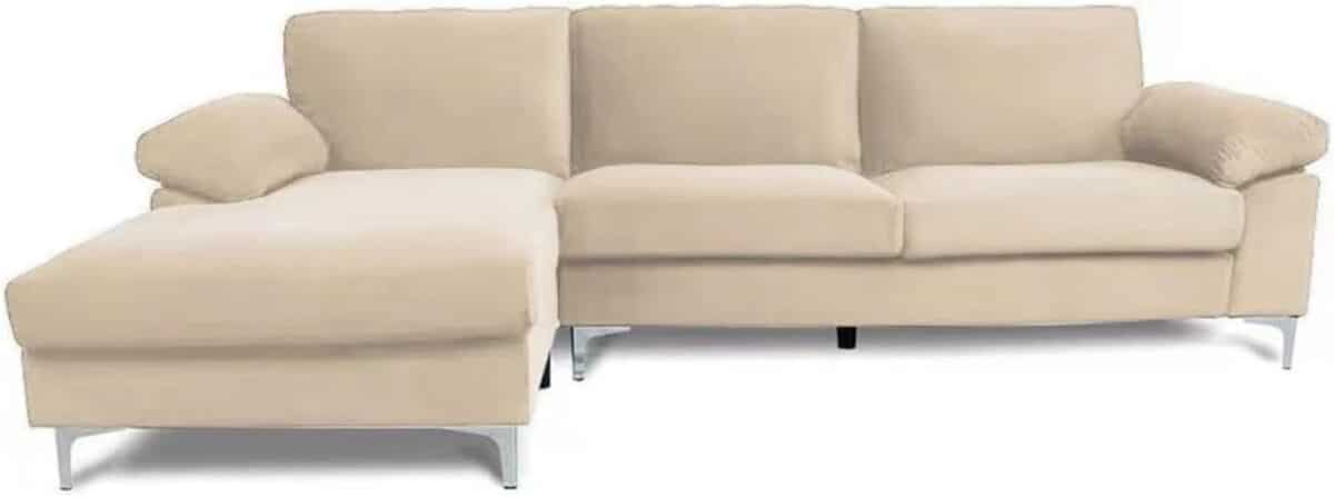 Avis sur le canapé d'angle Galway beige de Concept Usine