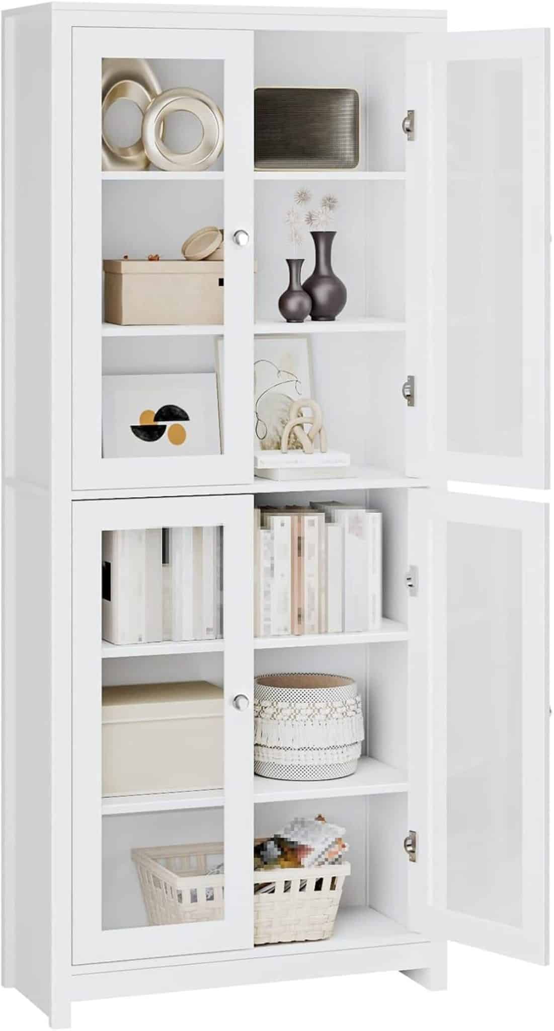 Test : armoire vitrine FOREHILL en verre 190 cm, élégance et rangement optimal