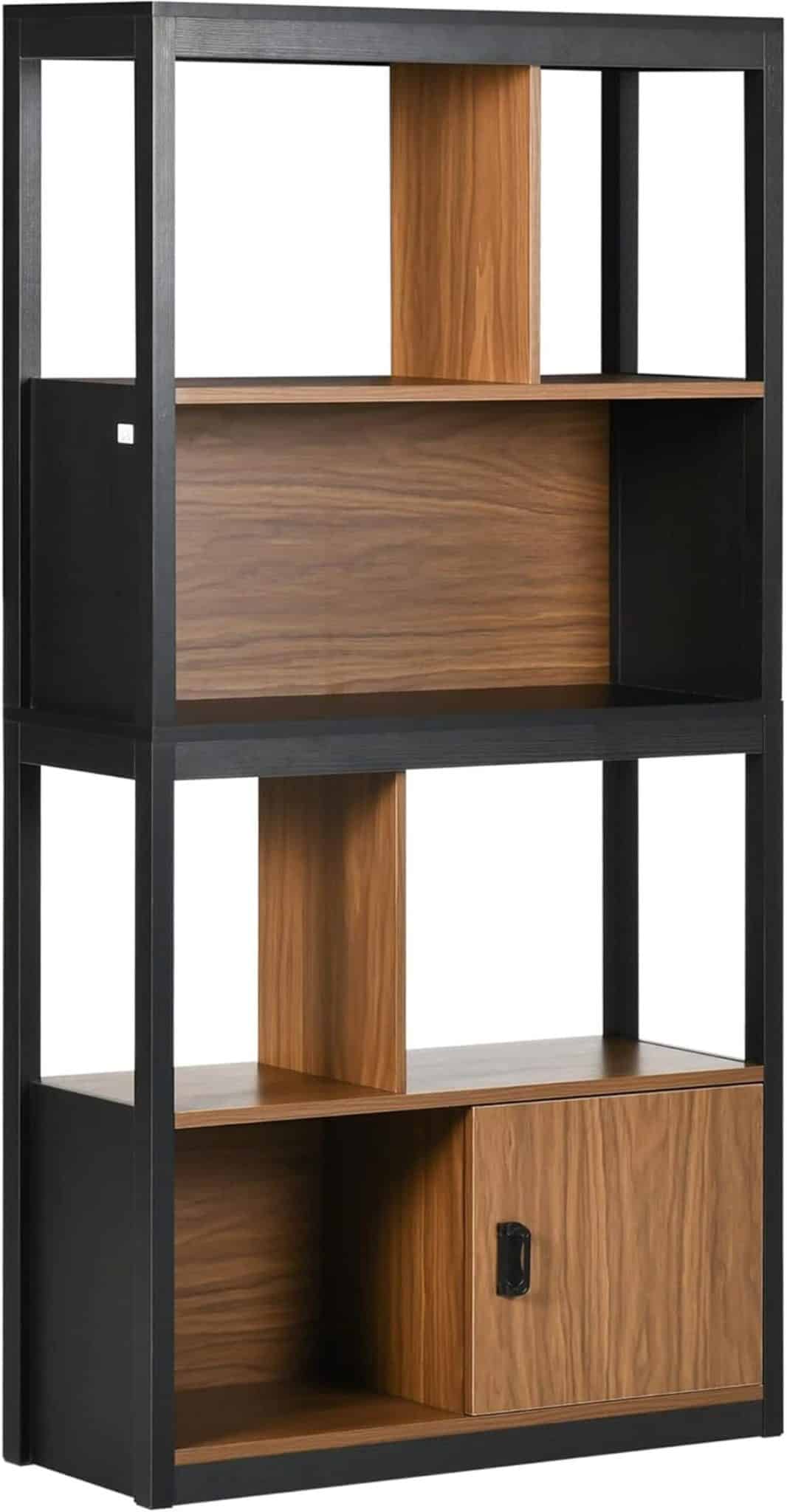 Test de la bibliothèque 4 niveaux HOMCOM