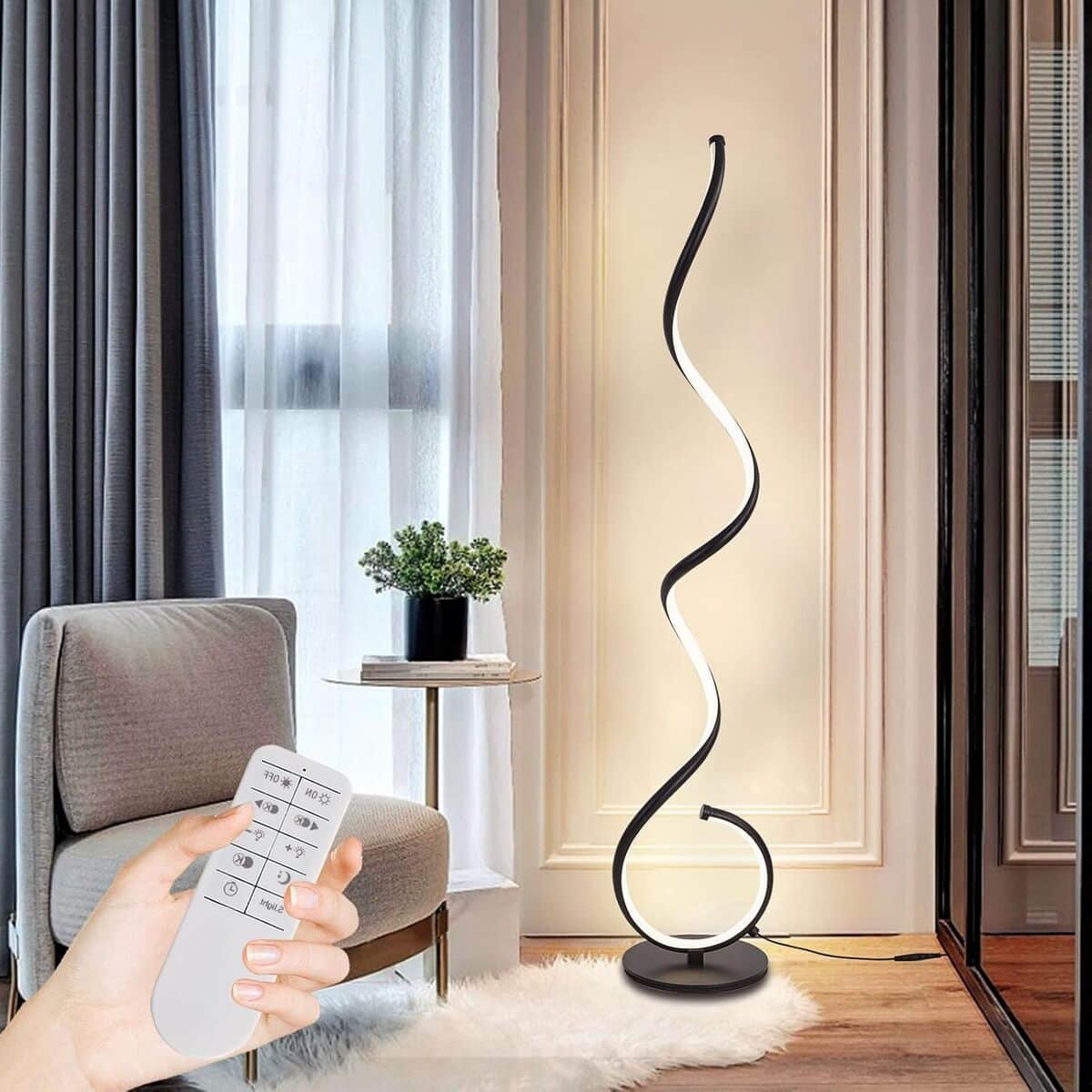 Test du lampadaire LED 48W LMiSQ : polyvalence et design moderne