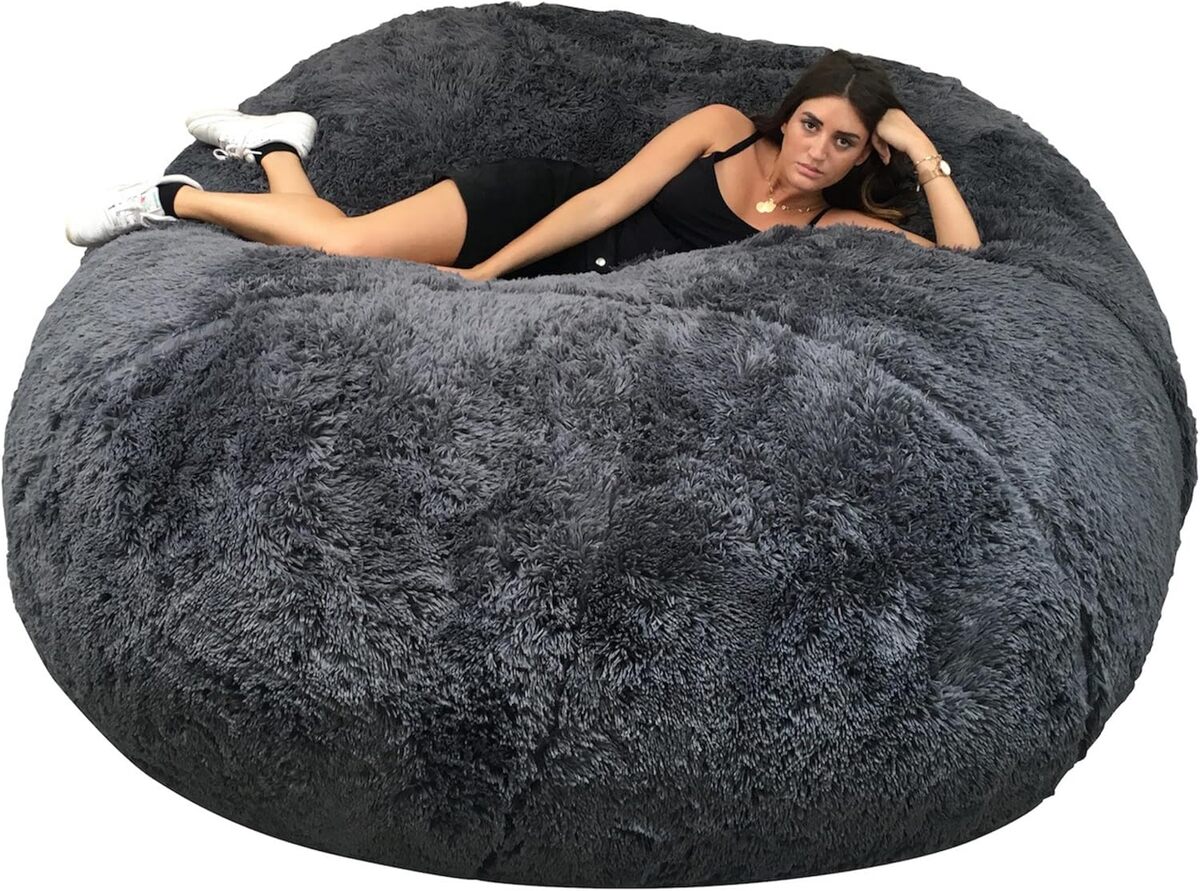Test du pouf géant Bananair XXL en fourrure