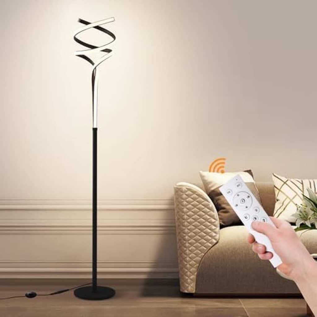 Test lampadaire LED moderne 40W : l'élégance dimmable pour votre salon