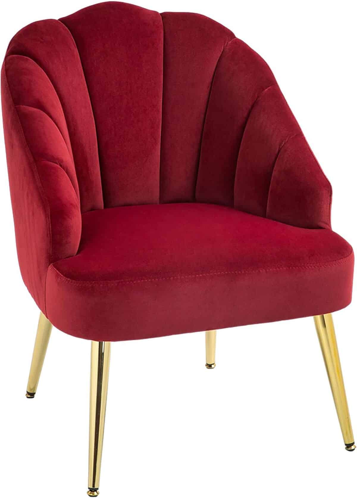 Avis fauteuil HOMCOM : élégance et confort en velours rouge