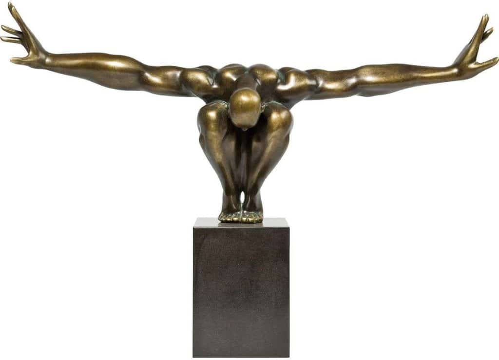 Avis sur la sculpture athlète bronze par Kare Design : un objet décoratif saisissant