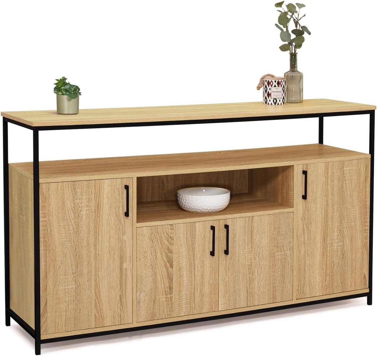 Test : buffet Detroit 4 portes 140 cm au design industriel