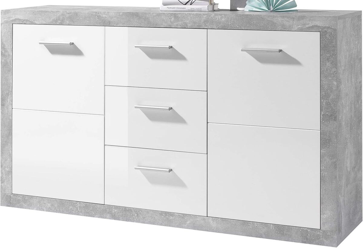 Test : buffet Stella Trading STONE, design béton et rangement spacieux