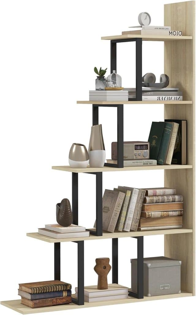 Test : étagère escalier 5 niveaux Homcom style industriel