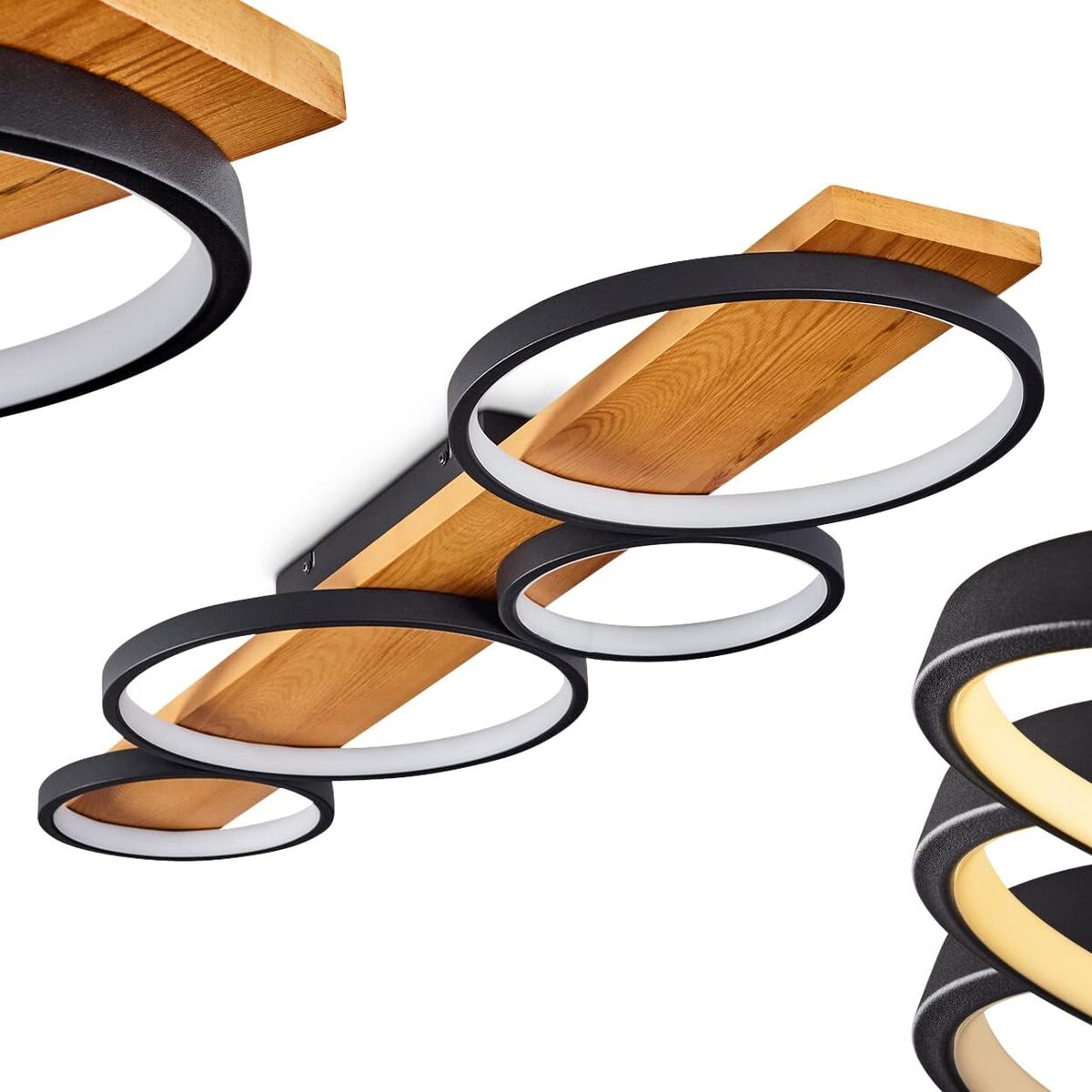 Test plafonnier LED Rodekro : design et puissance ajustable