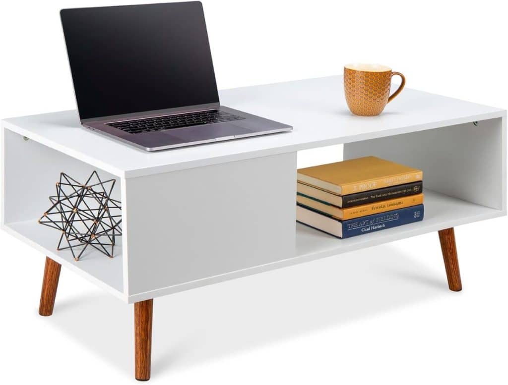 Test : table basse bois Best Choice Products, modernité et rangement