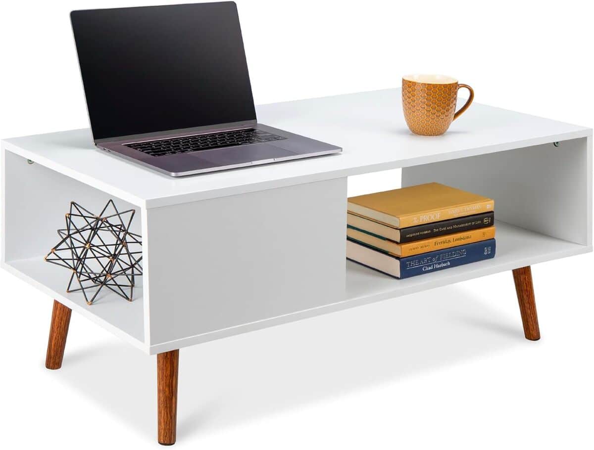 Test : table basse bois Best Choice Products, modernité et rangement