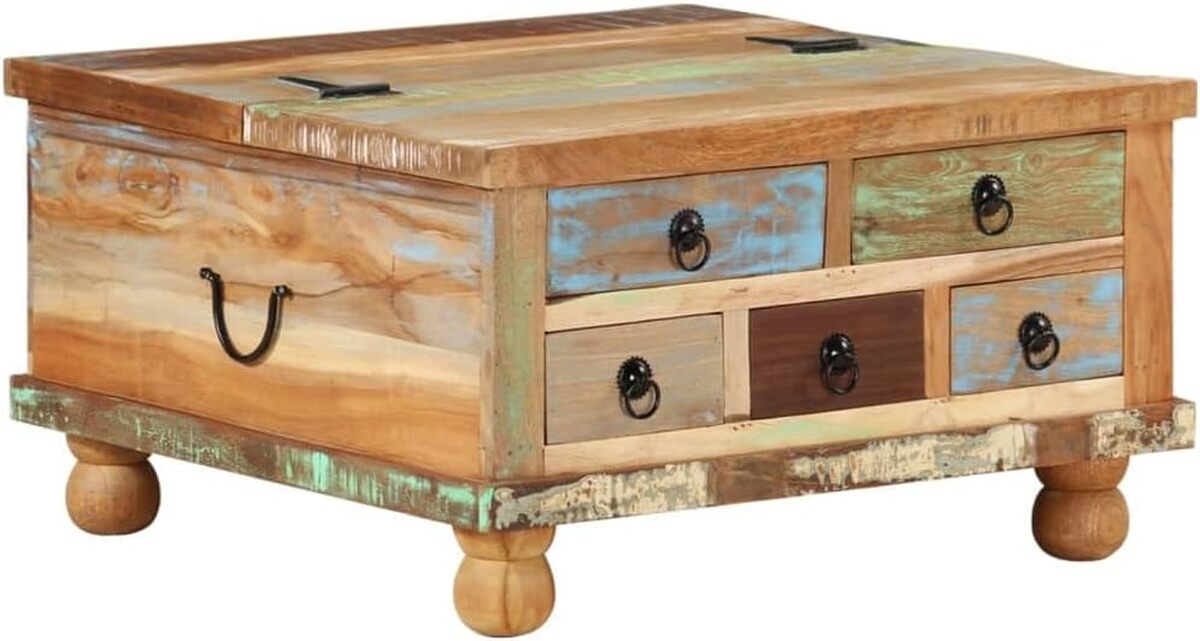 Test : table basse vidaXL en bois de récupération