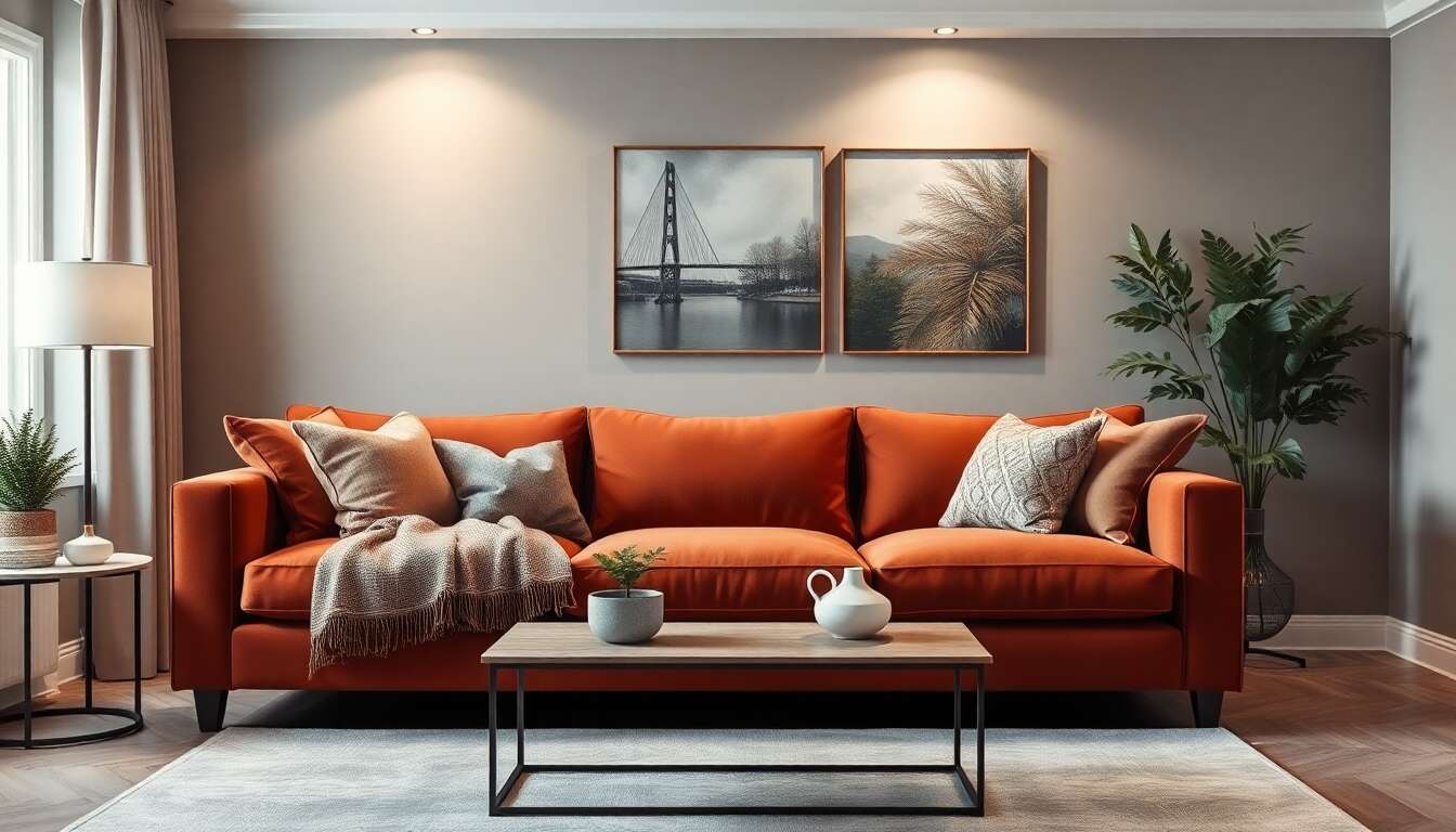 Bien choisir la couleur de son canapé pour sublimer le salon