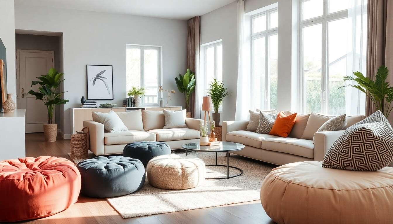 Poufs de salon : comment faire le bon choix ?