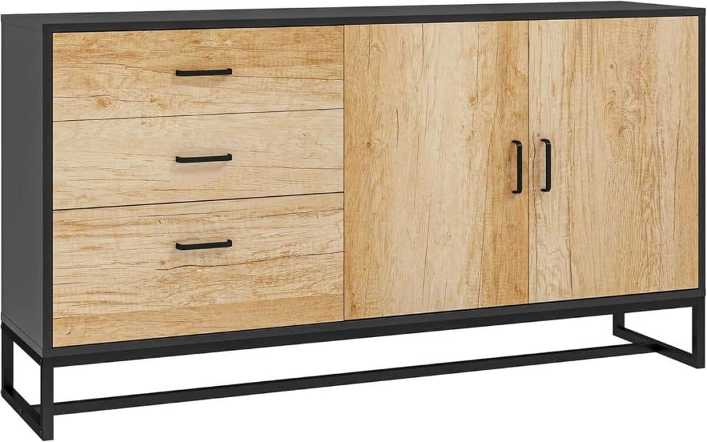 Test : buffet salon HOMCOM, meuble de rangement fonctionnel