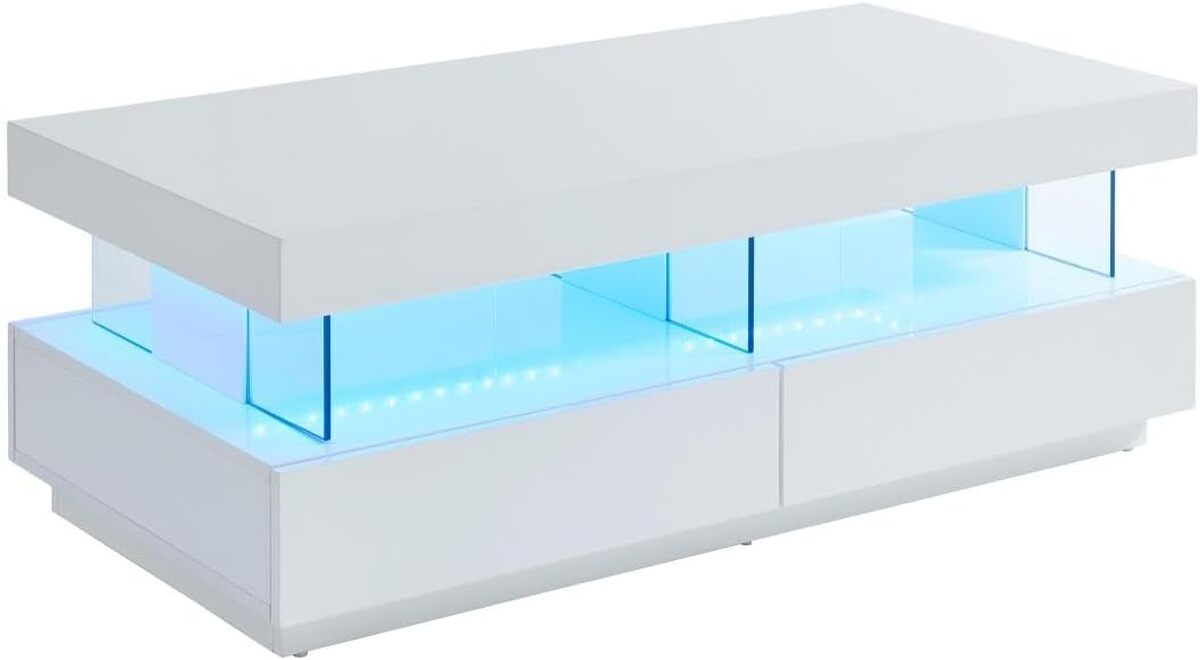 Test de la table basse Fabio II : élégance et fonctionnalité avec ses LEDs
