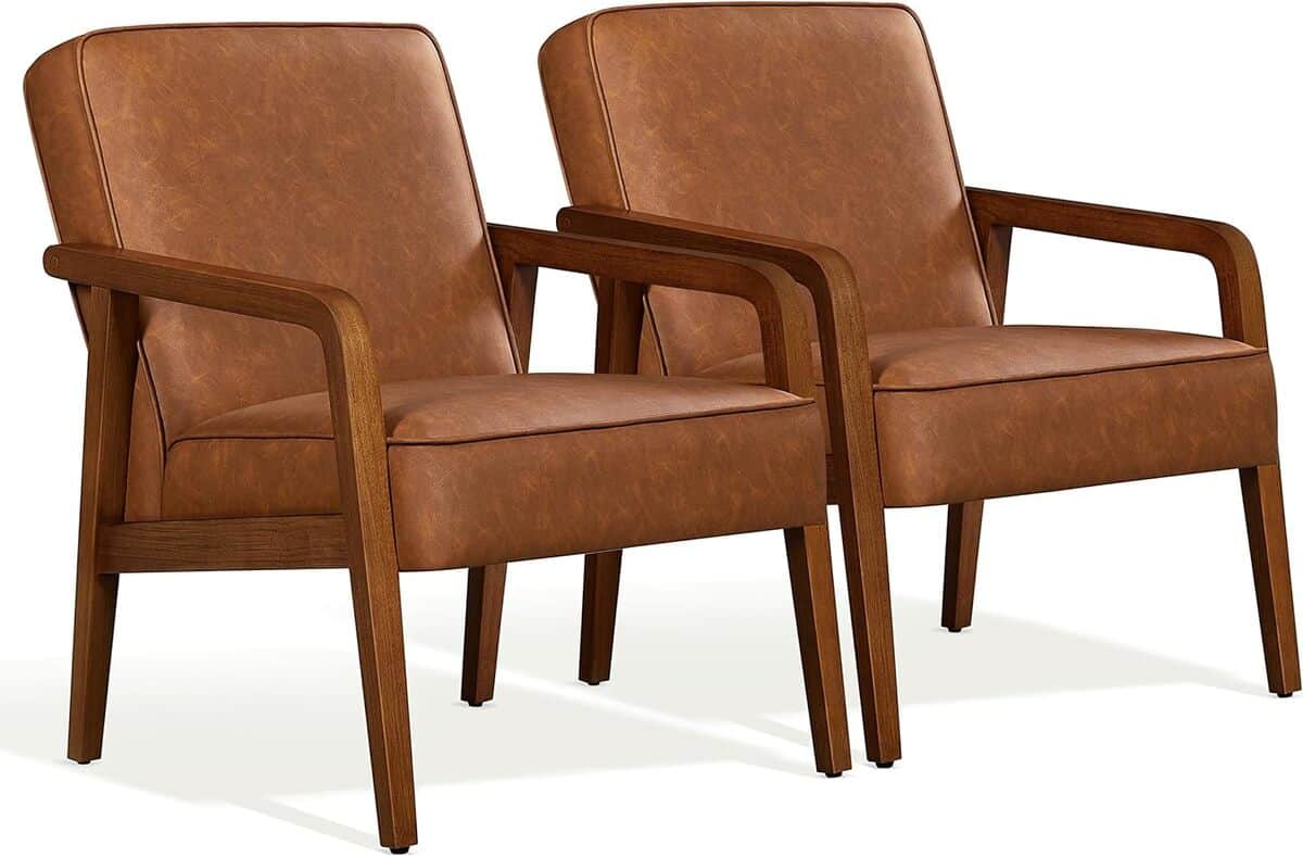 Test : fauteuils Yaheetech confort en lot de 2 pour salon