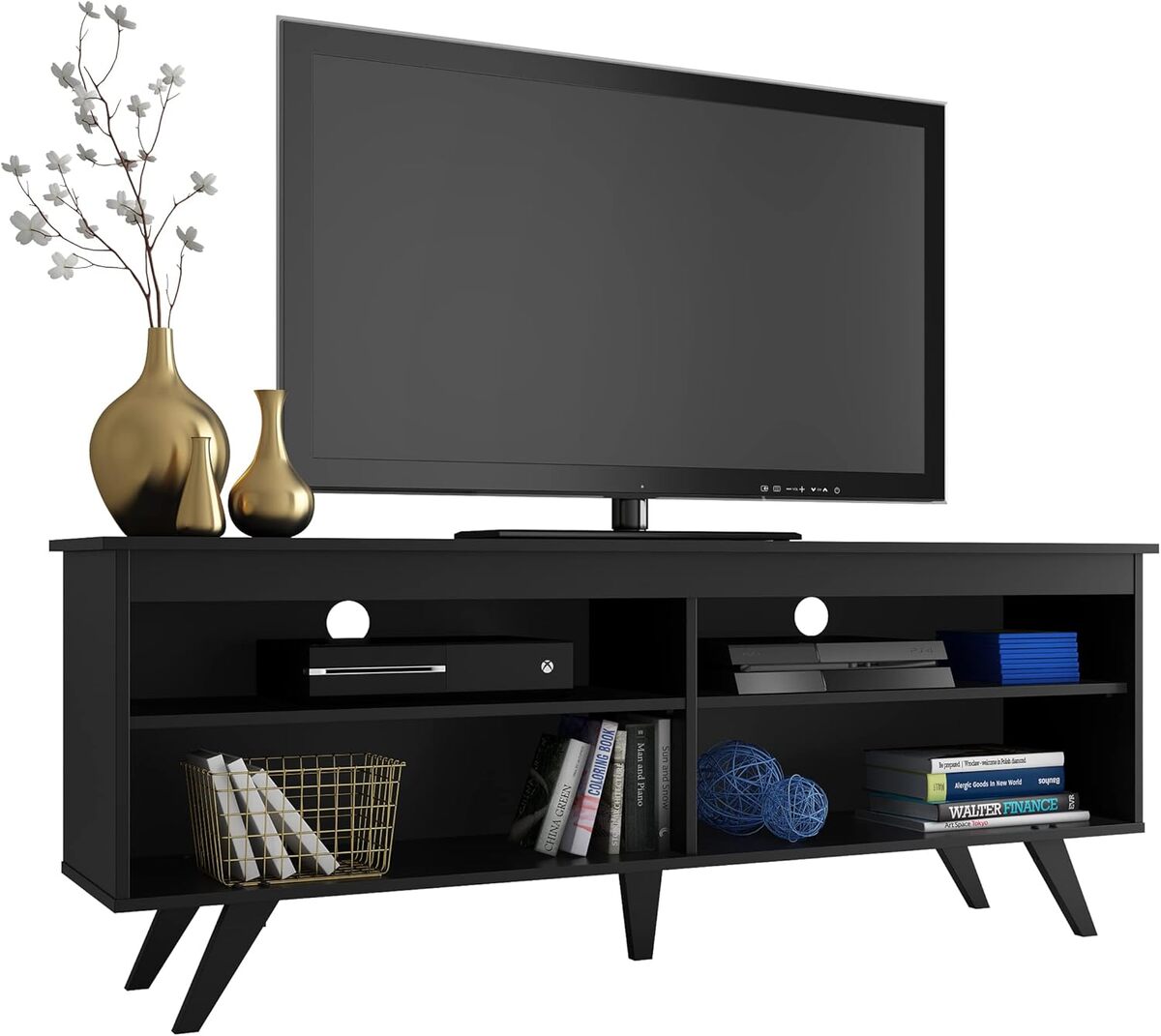 Test : meuble TV moderne Madesa 65’’ avec rangement